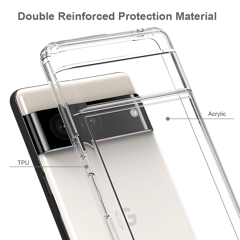  Google Pixel 7 Skal Akryl/TPU Transparent