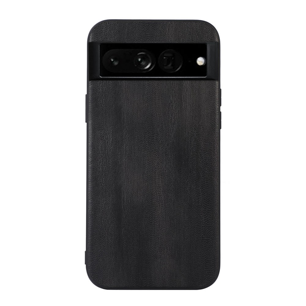  Google Pixel 7 Pro Skal Läderbelagt Svart