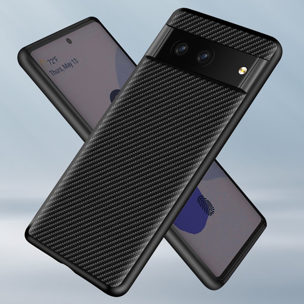  Google Pixel 7 Skal Kolfiber Textur Svart