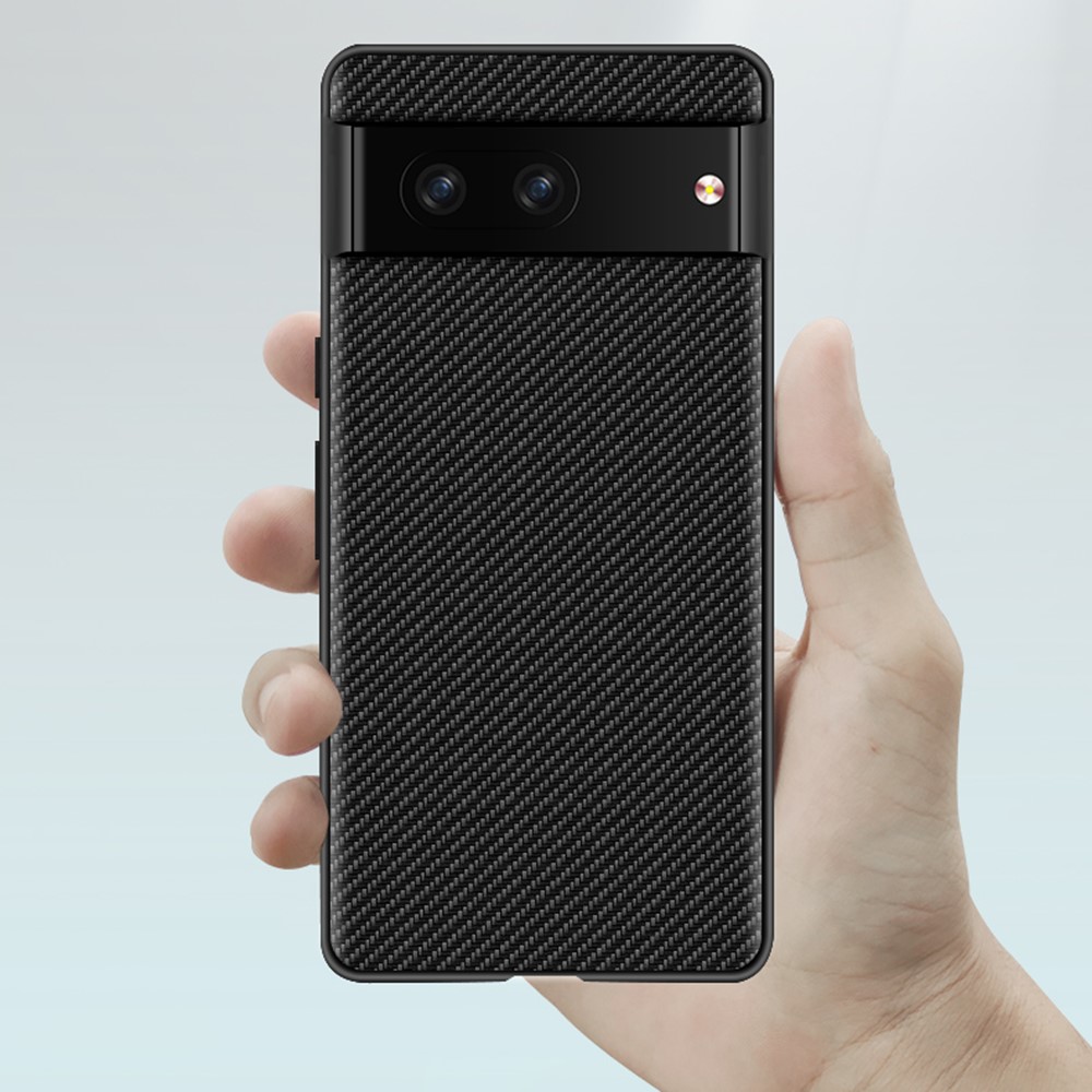  Google Pixel 7 Skal Kolfiber Textur Svart