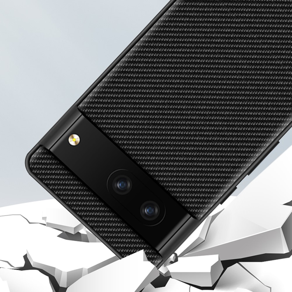  Google Pixel 7 Skal Kolfiber Textur Svart
