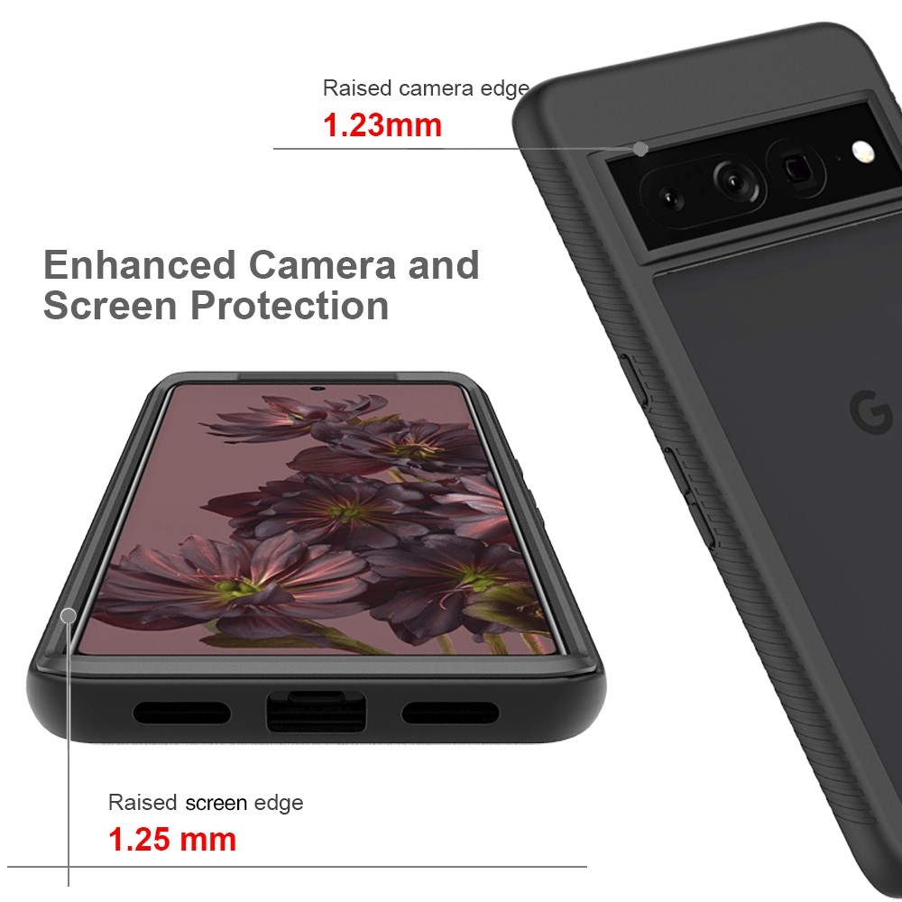  Google Pixel 7 Pro Skal 360 Shockproof Hybrid Svart