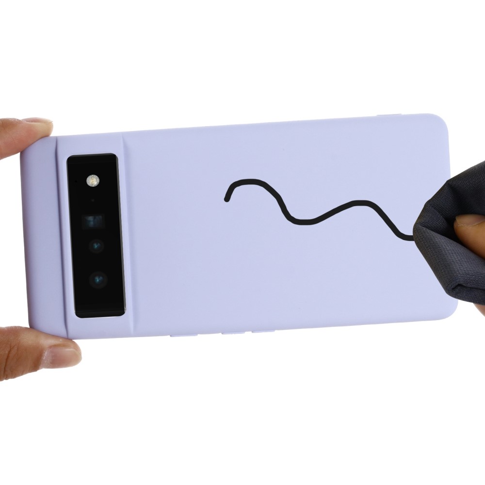 Google Pixel 7 Skal Liquid Silikon Lila