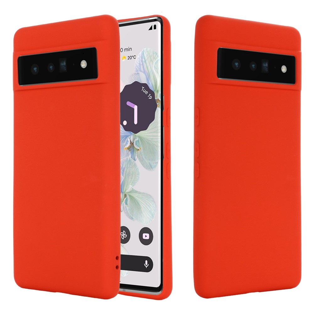  Google Pixel 7 Skal Liquid Silikon Röd