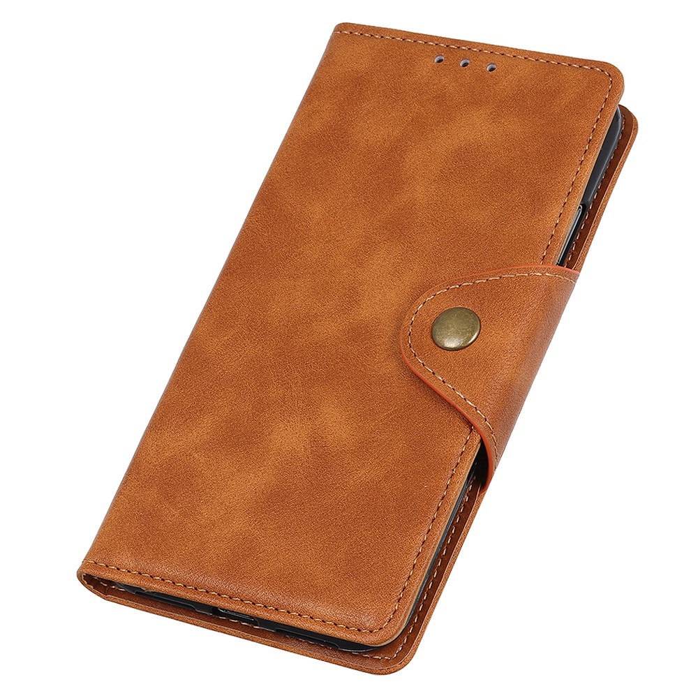  Sony Xperia 5 IV Fodral Magnetisk Mässing Brun