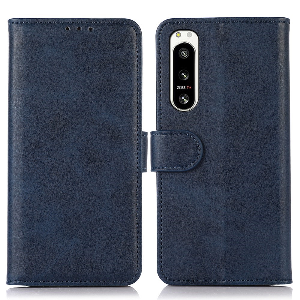 Sony Xperia 5 IV Fodral Läder Blå