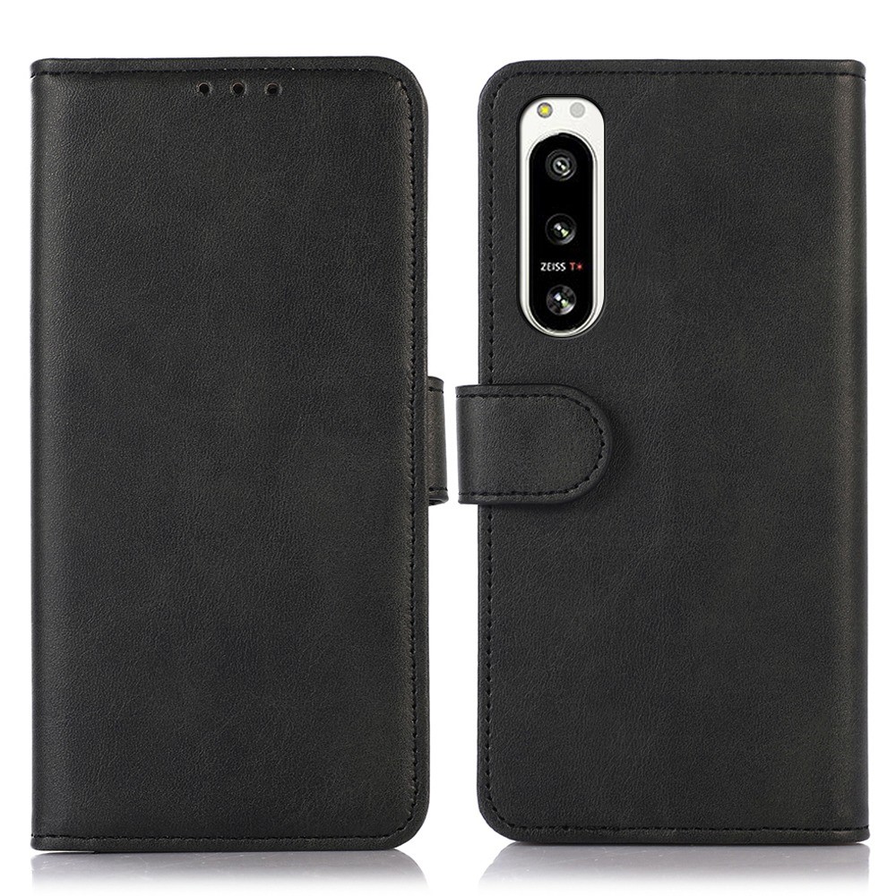  Sony Xperia 5 IV Fodral Läder Svart