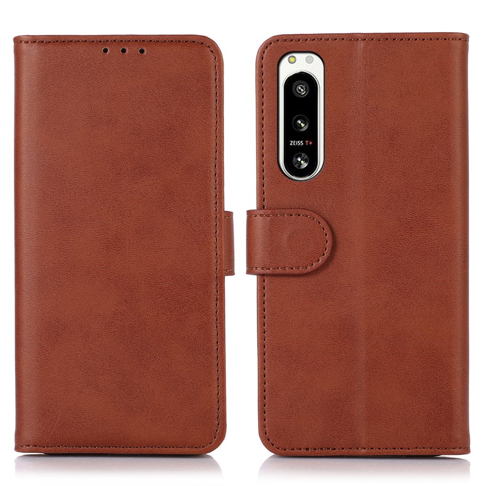  Sony Xperia 5 IV Fodral Läder Brun
