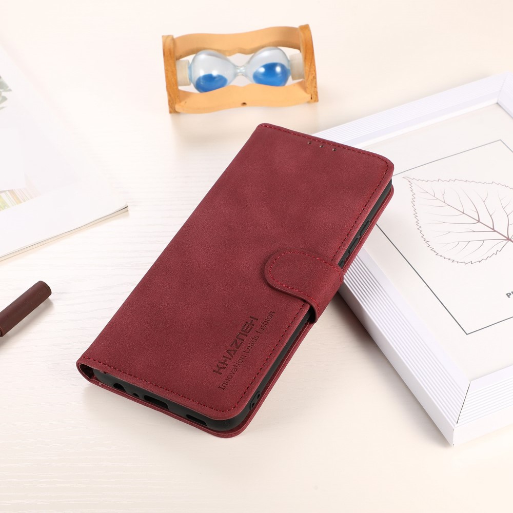 KHAZNEH KHAZNEH Sony Xperia 5 IV Fodral Retro Läder Röd