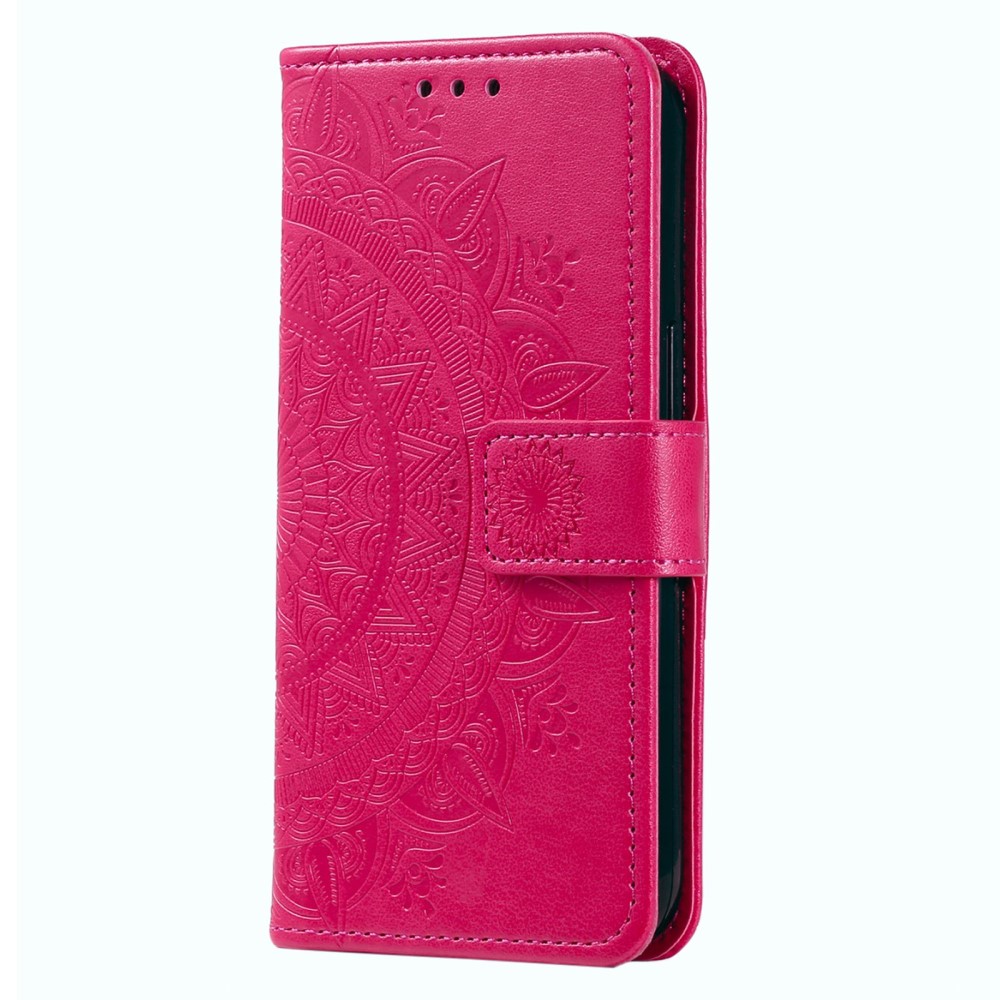  Sony Xperia 5 IV Fodral Mandala Läder Rosa