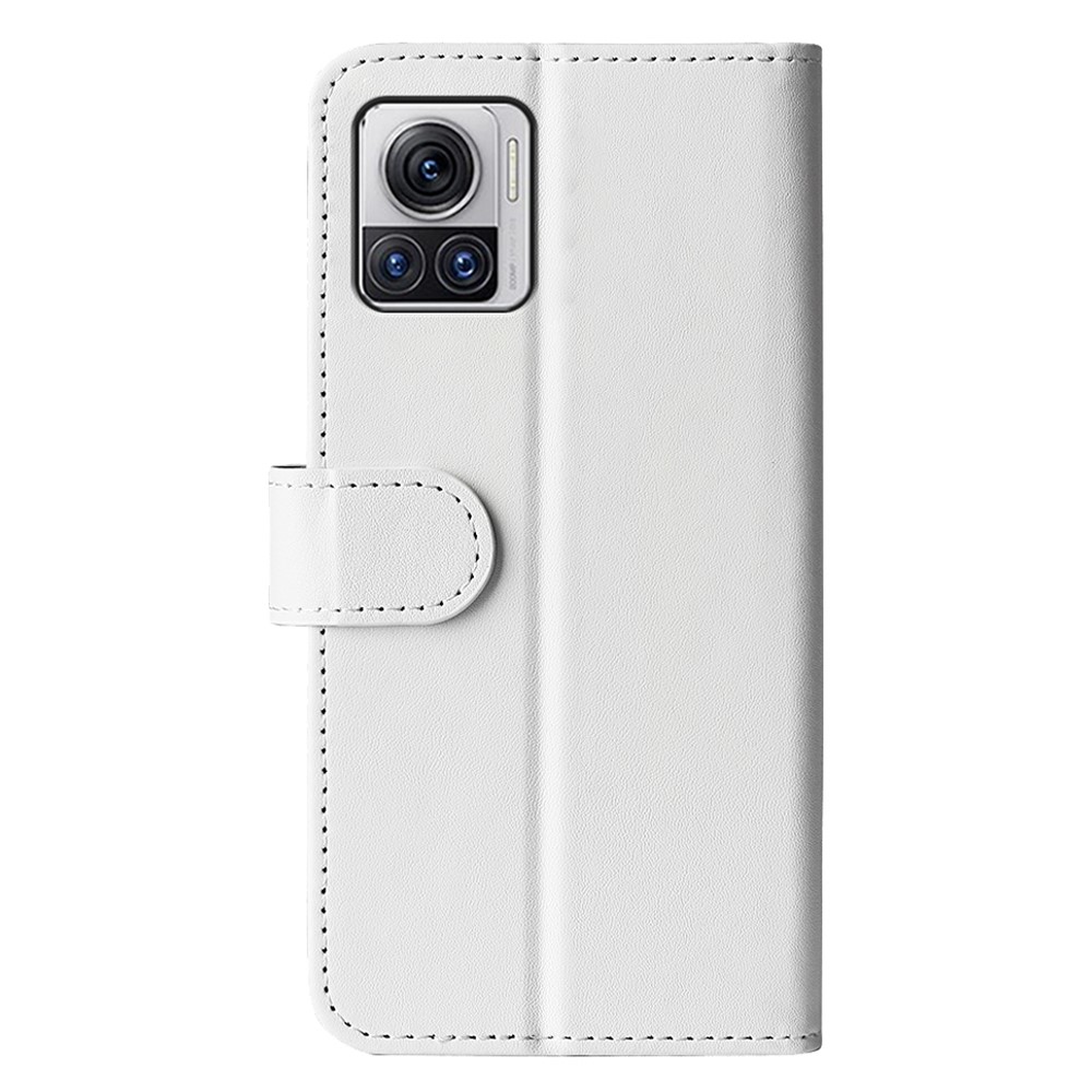  Motorola Edge 30 Ultra 5G Fodral Crazy Horse Läder Vit