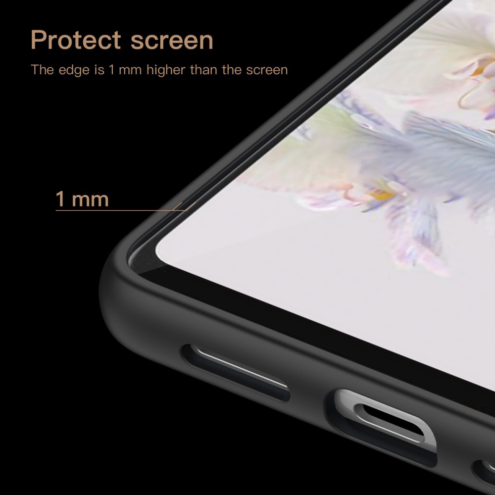  Google Pixel 7 Skal Retro Läderbelagt Svart
