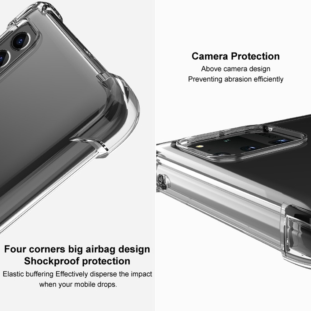 IMAK IMAK Google Pixel 7 Pro Skal Shockproof Airbag Tonad Svart
