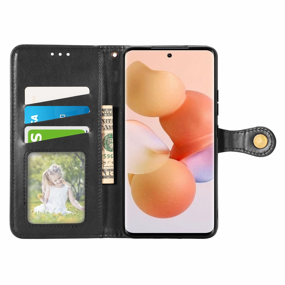  Xiaomi 12T / 12T Pro Fodral Magnetisk Mässing Svart