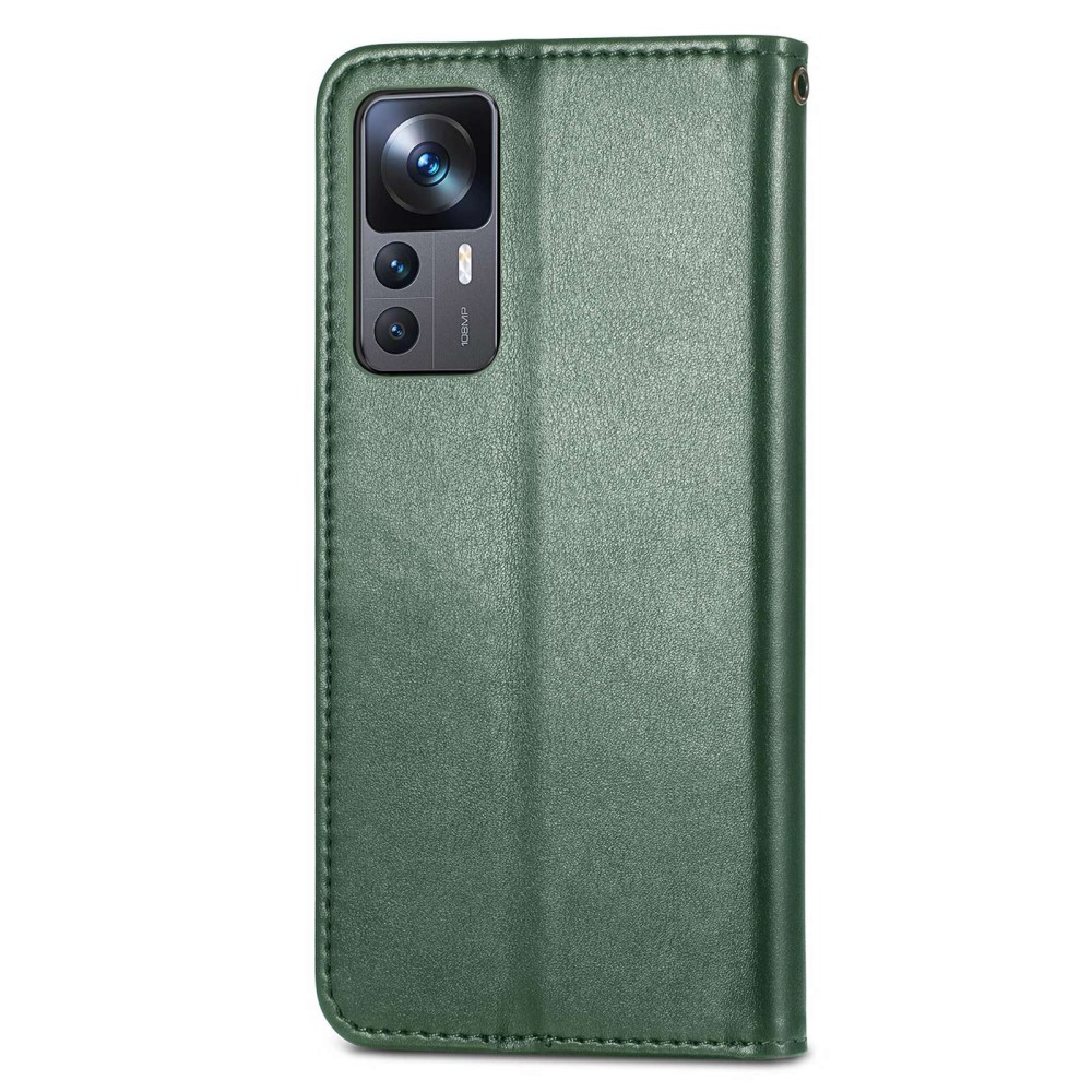  Xiaomi 12T / 12T Pro Fodral Magnetisk Mässing Grön