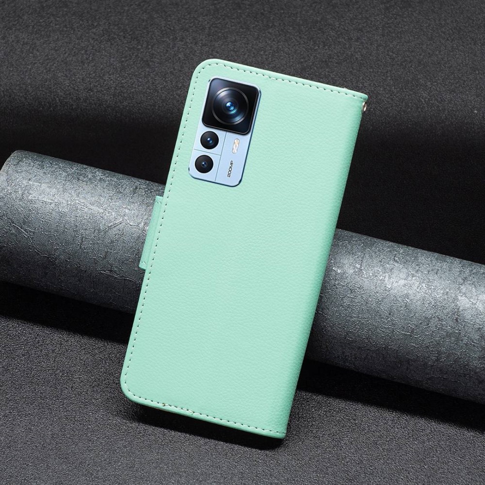  Xiaomi 12T / 12T Pro Fodral Shark Litchi Grön