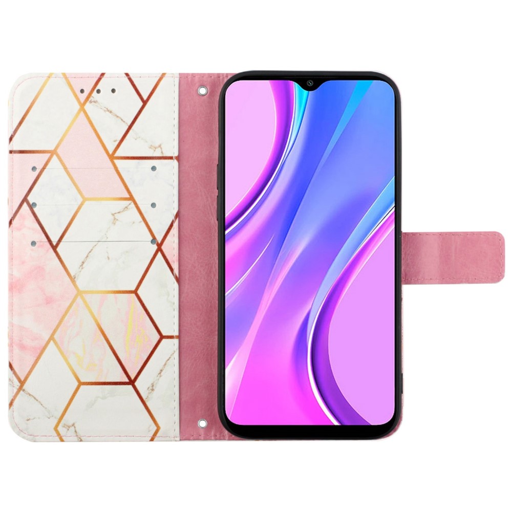  Xiaomi 12T / 12T Pro Fodral Marmor Ljus Rosa/Vit