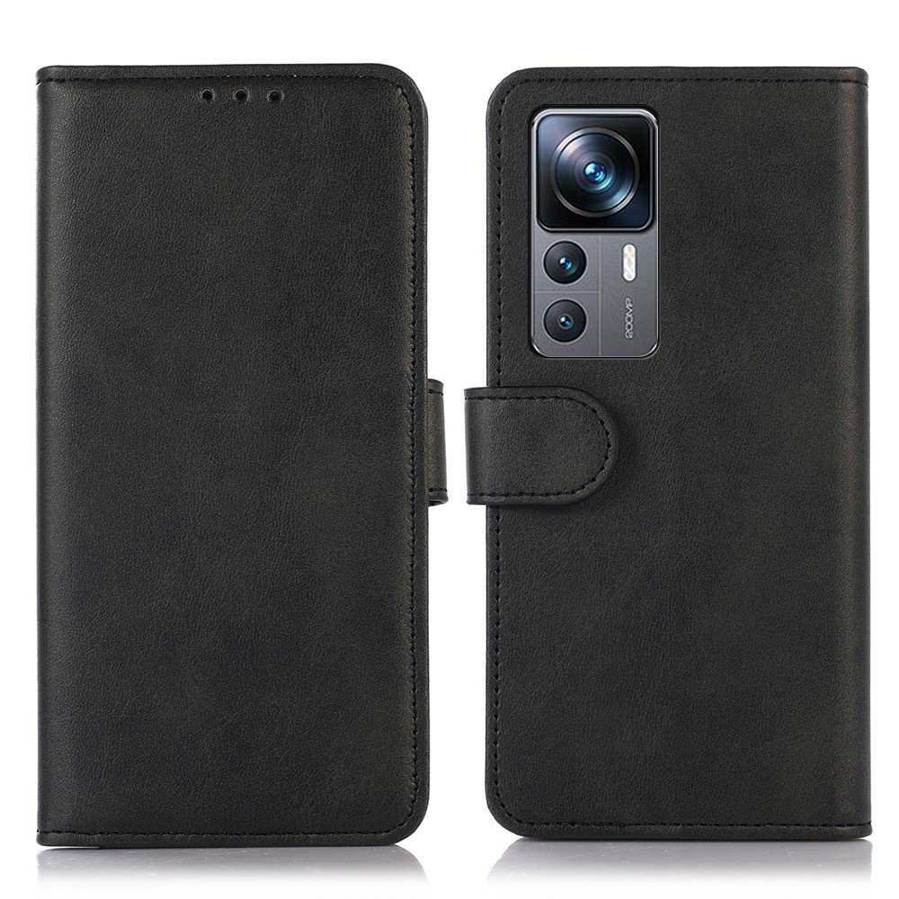  Xiaomi 12T / 12T Pro Fodral Solid Läder Svart