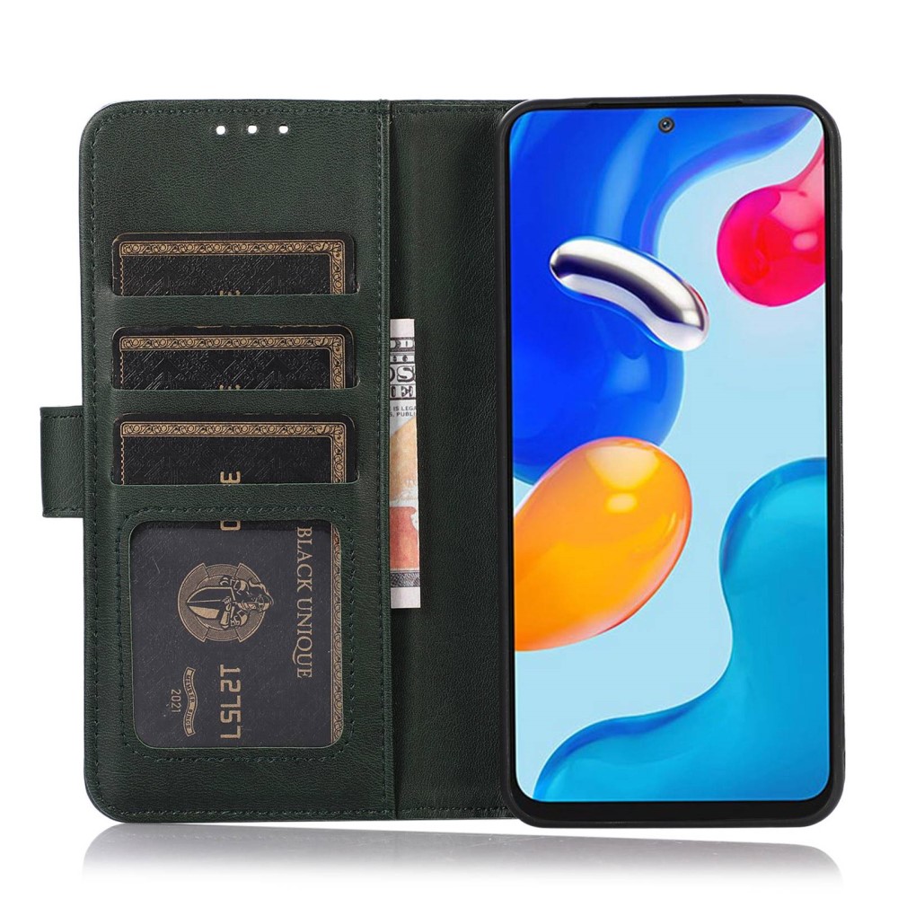  Xiaomi 12T / 12T Pro Fodral Solid Läder Grön