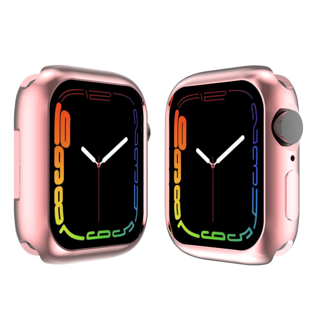  Apple Watch 7/8 45mm Skal TPU Electroplate Rosa