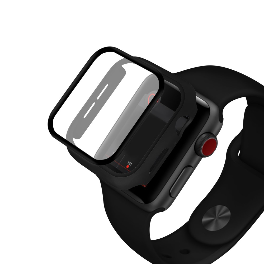 Apple Watch 7/8 45mm Skal Med Härdat Glas Svart