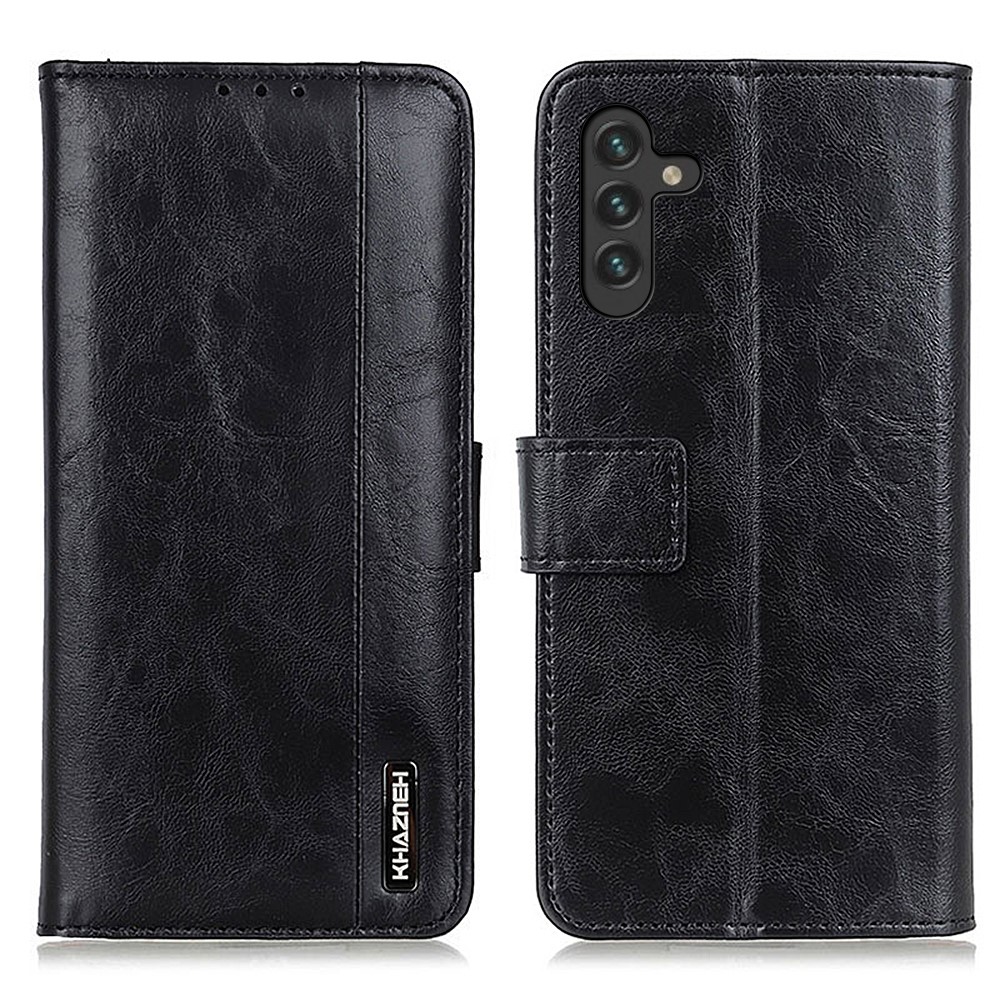 KHAZNEH KHAZNEH Samsung Galaxy A04s / A13 5G Fodral Läder Svart