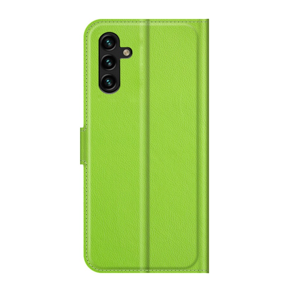  Samsung Galaxy A04s / A13 5G Fodral Litchi Läder Grön