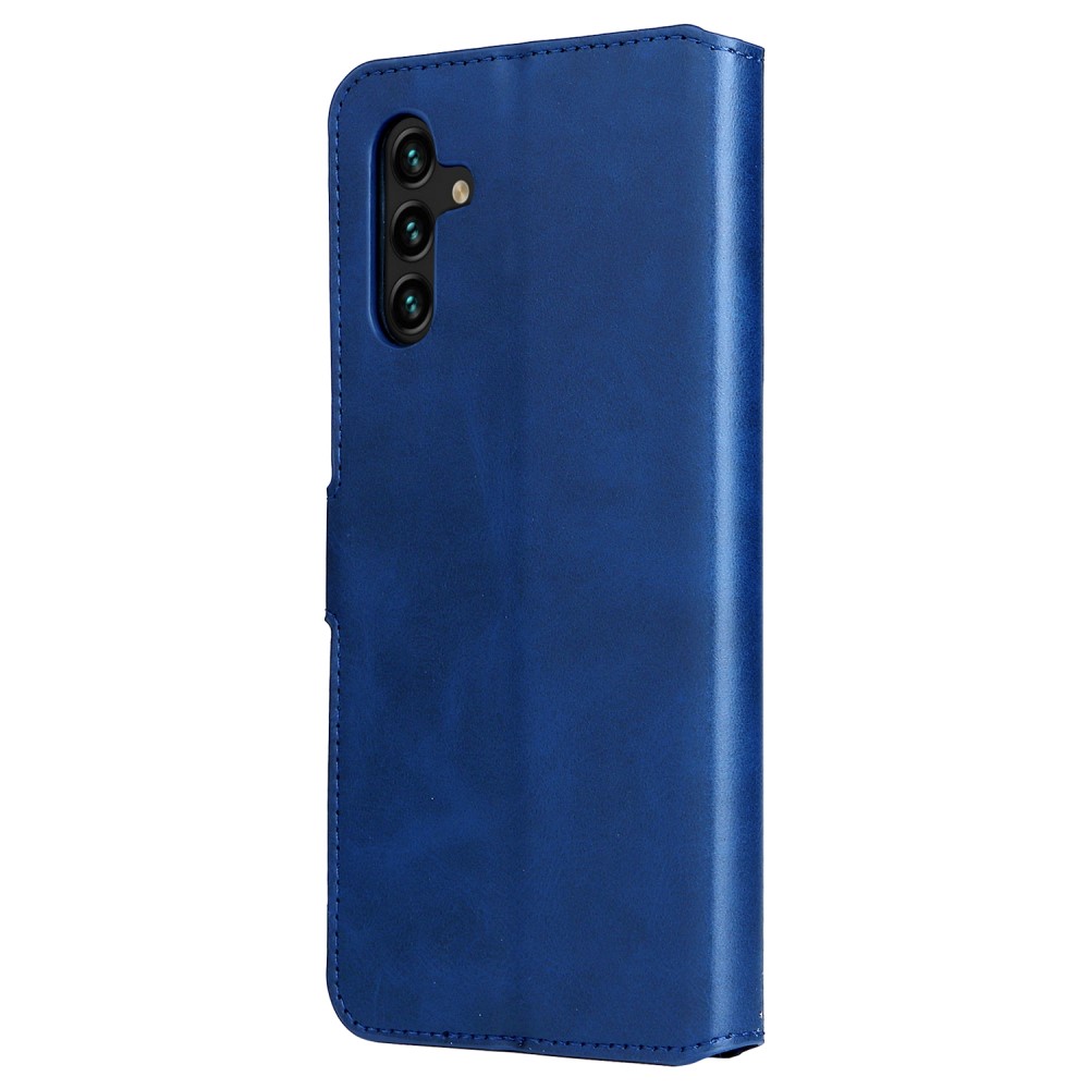  Samsung Galaxy A04s / A13 5G Fodral Klassiskt Läder Blå