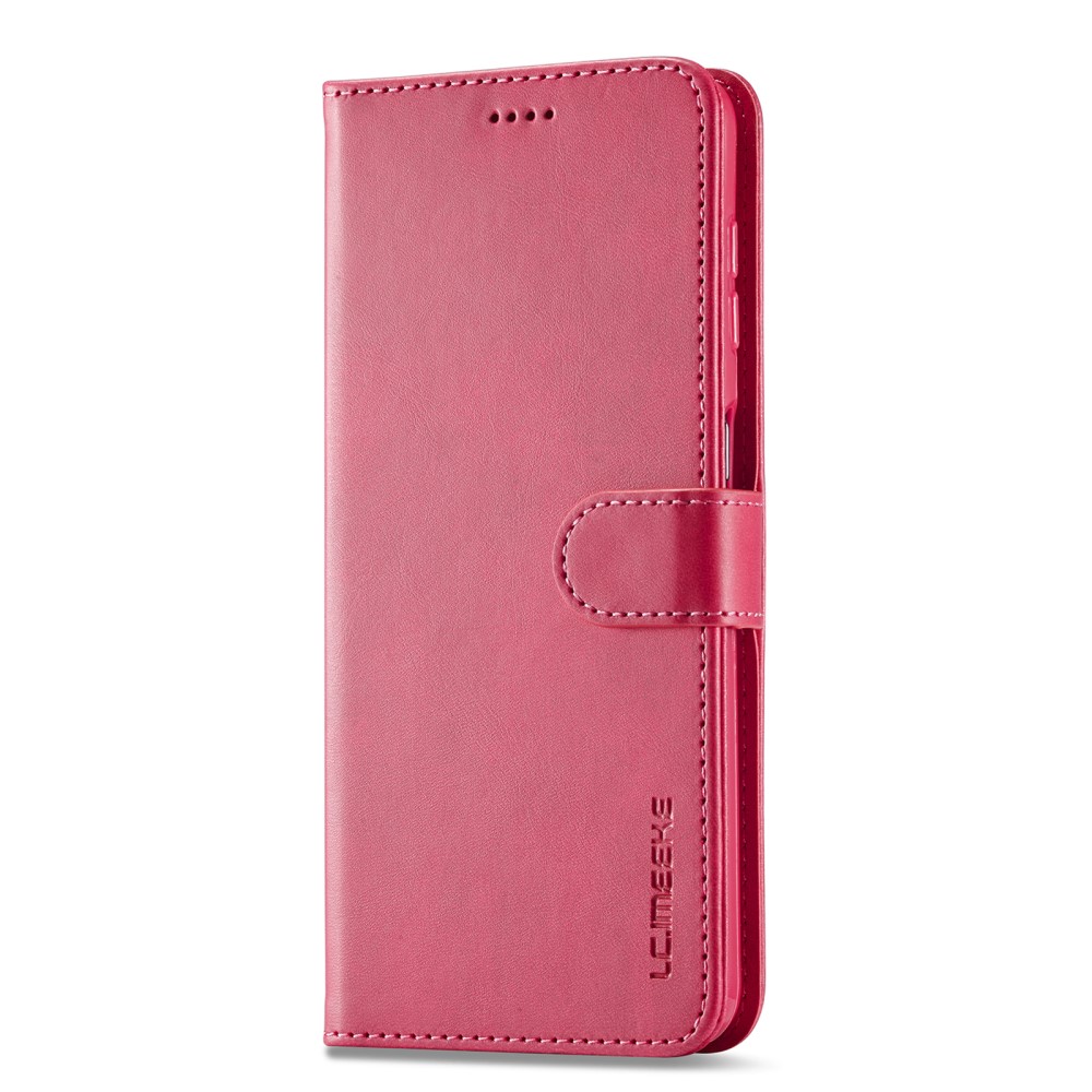 LC.IMEEKE LC.IMEEKE Samsung Galaxy A04s / A13 5G Fodral Läder Röd/Rosa