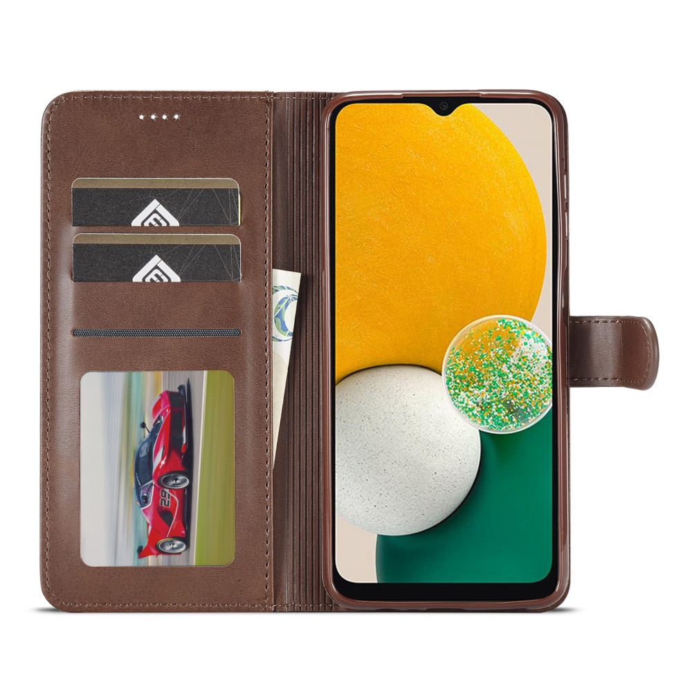 LC.IMEEKE LC.IMEEKE Samsung Galaxy A04s / A13 5G Fodral Läder Brun