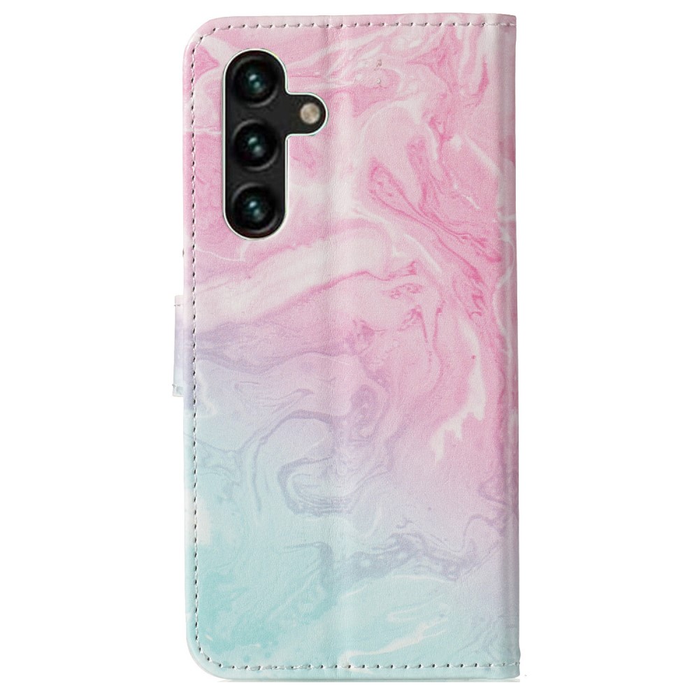  Samsung Galaxy A04s / A13 5G Fodral Marmor Rosa/blå
