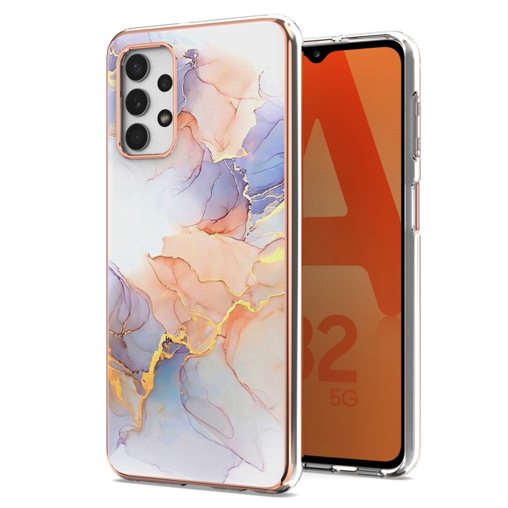  Samsung Galaxy A23 5G Skal Marmor Galaxy White