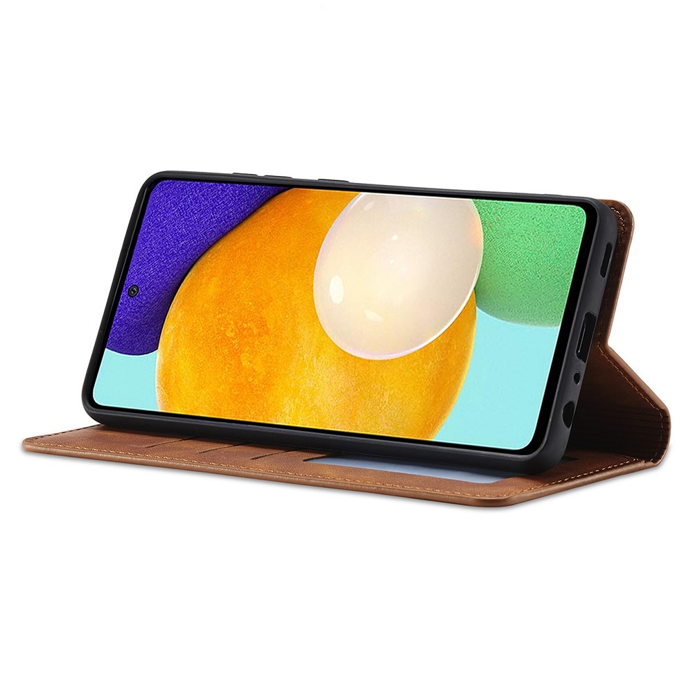 FORWENW FORWENW Samsung Galaxy A23 5G Fodral Flip Läder Brun