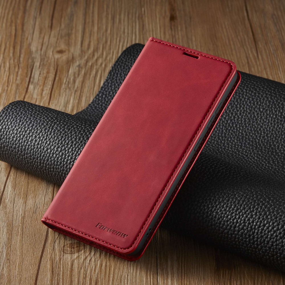 FORWENW FORWENW Samsung Galaxy A23 5G Fodral Flip Läder Röd