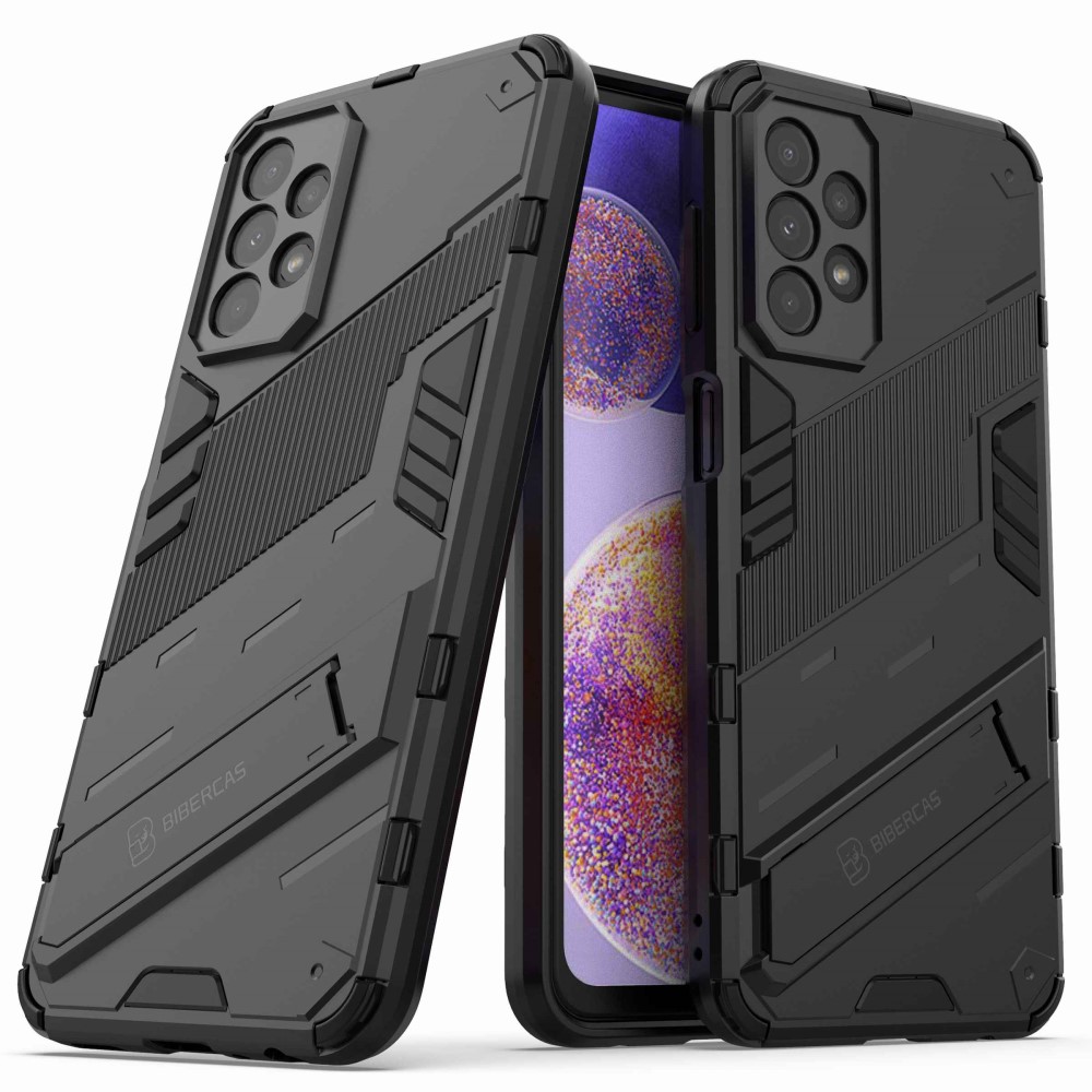  Samsung Galaxy A23 5G Skal Shockproof Hybrid Kickstand Svart