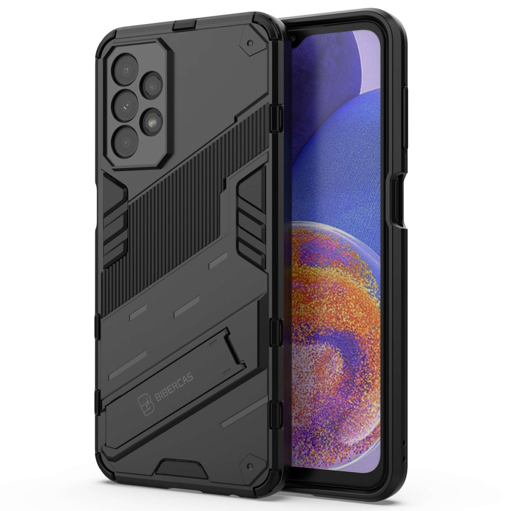  Samsung Galaxy A23 5G Skal Shockproof Hybrid Kickstand Svart