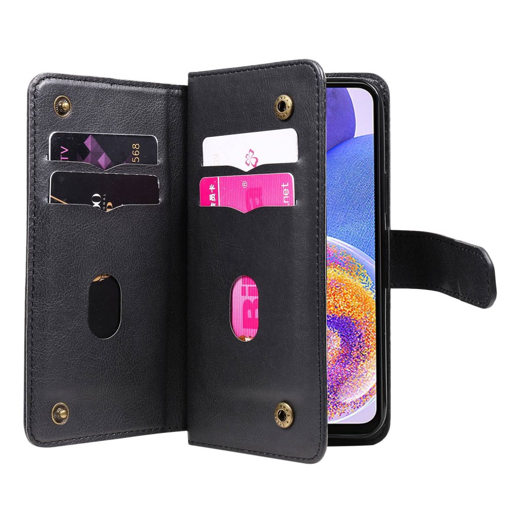  Samsung Galaxy A23 5G Fodral Multifunktionell Svart