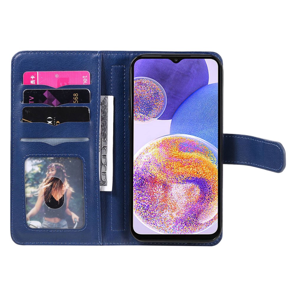  Samsung Galaxy A23 5G Fodral Multifunktionell Mörk Blå