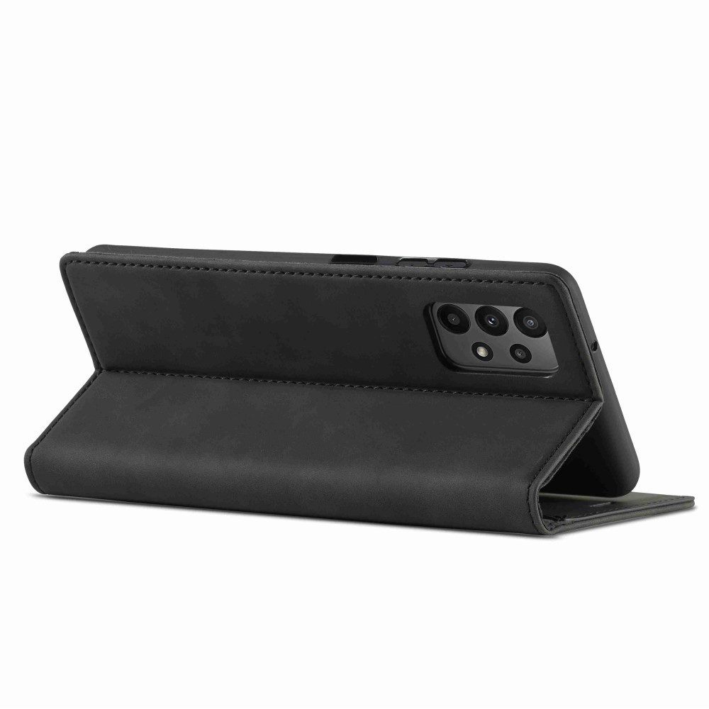 LC.IMEEKE LC.IMEEKE Samsung Galaxy A23 5G Fodral Flip Läder Svart