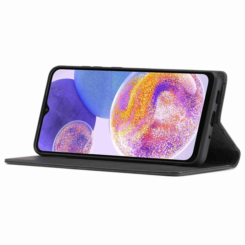 LC.IMEEKE LC.IMEEKE Samsung Galaxy A23 5G Fodral Flip Läder Svart