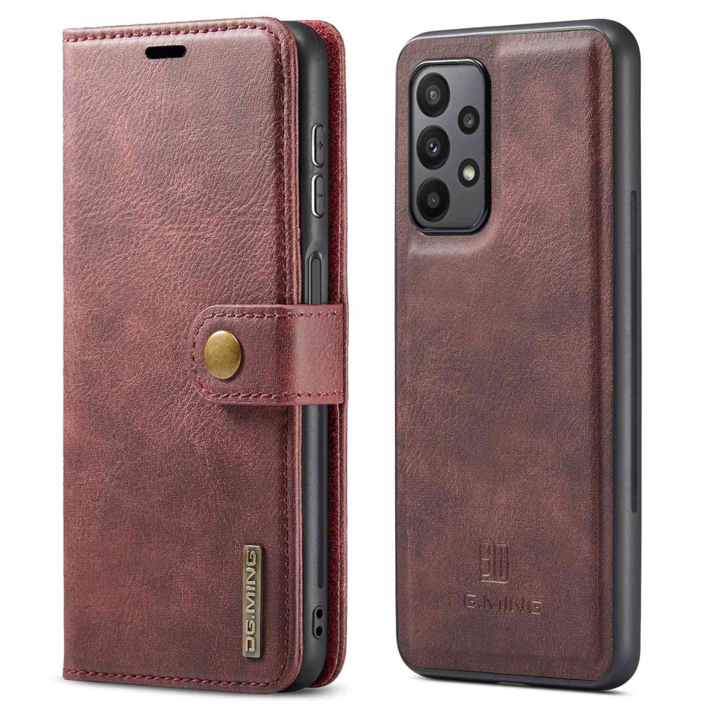 DG.MING DG.MING Samsung Galaxy A23 5G 2in1 Magnet Fodral / Skal Vinröd