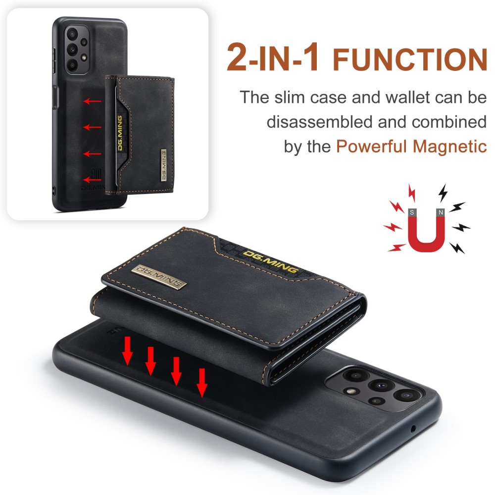 DG.MING DG.MING Galaxy A23 5G Skal 2in1 Magnetisk Avtagbart Kortfack