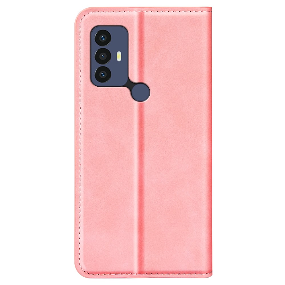  TCL 305 (2022) Fodral Flip Läder Roséguld
