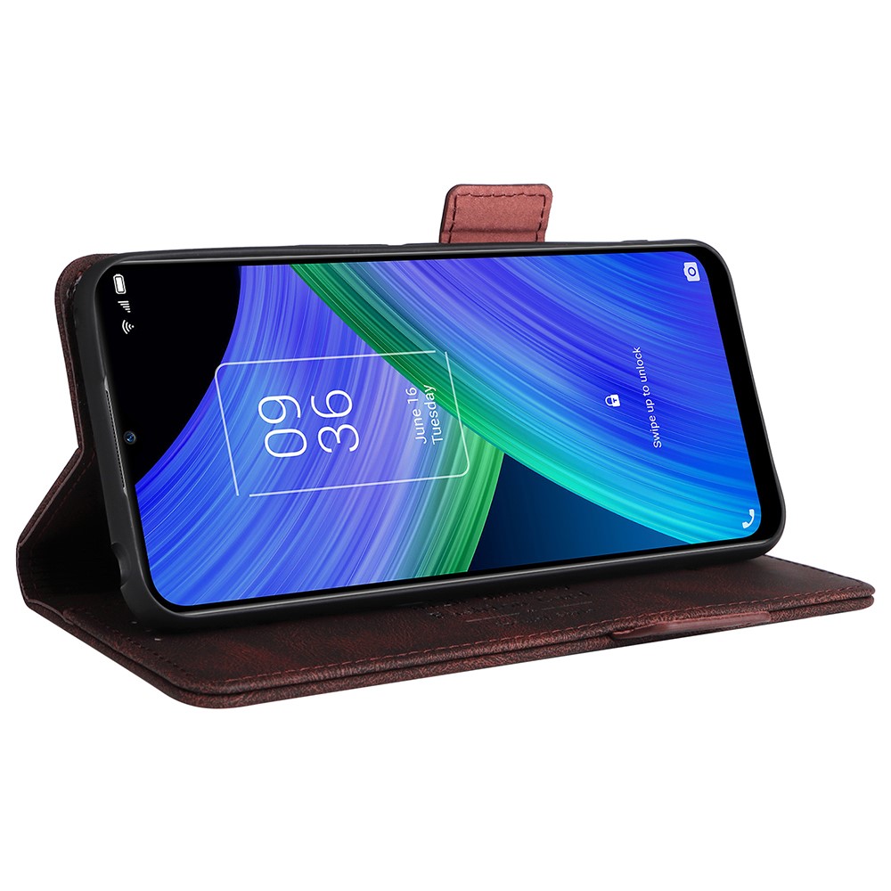  TCL 20R 5G (2021) Fodral Magnetisk Stängning Brun