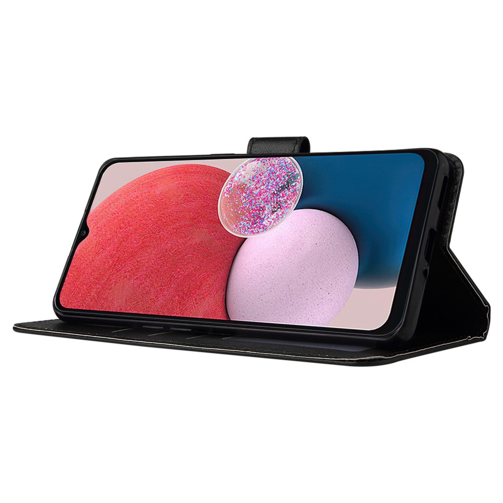  Samsung Galaxy A04s / A13 4G/5G Fodral Solid Läder Svart