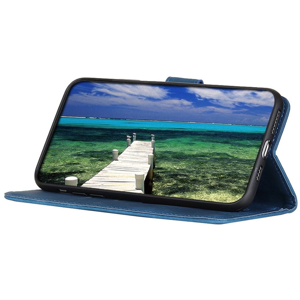 KHAZNEH KHAZNEH Motorola Moto G32 Fodral Läder Blå