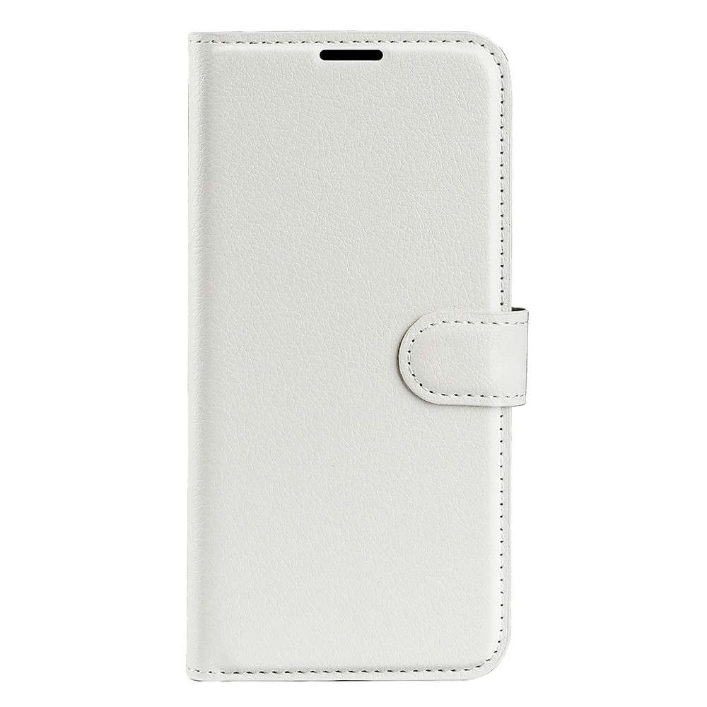  Motorola Moto G32 Fodral Litchi Läder Vit
