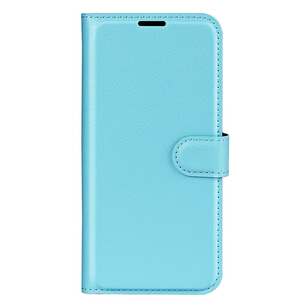  Motorola Moto G32 Fodral Litchi Läder Ljus Blå