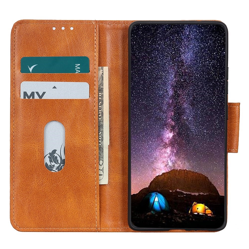  Motorola Edge 30 Neo 5G Fodral Split Läder Brun