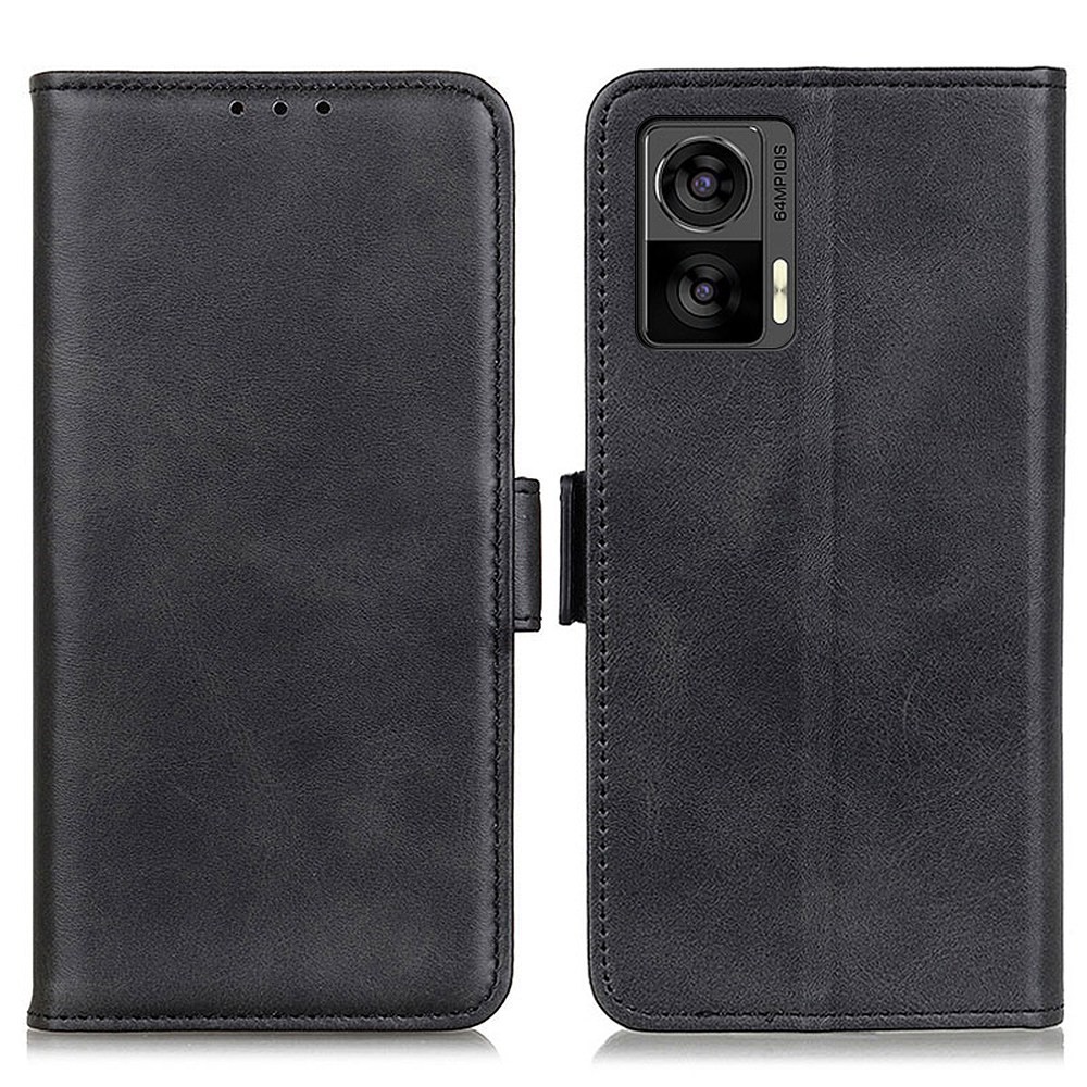  Motorola Edge 30 Neo 5G Fodral Magnetisk Stängning Svart